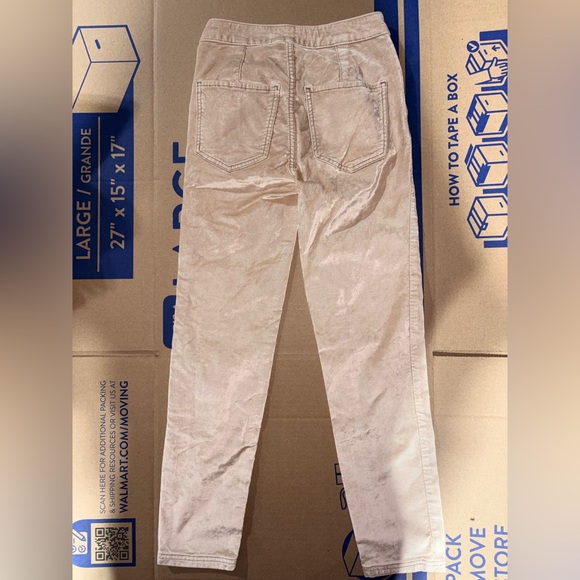 We The Free Free People Sweet Jane Velvet Skinny Pants - Beige - NWOT - Picture 7 of 7